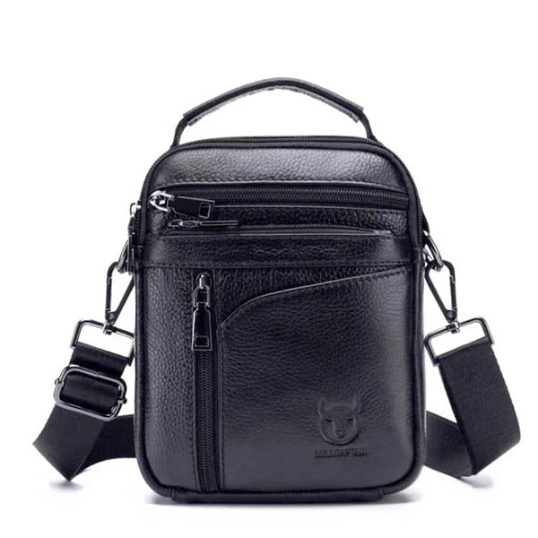 New Men Bag Handbag Genuine Leather Man Brand Crossbody Shoulder Bag Small Business Bags