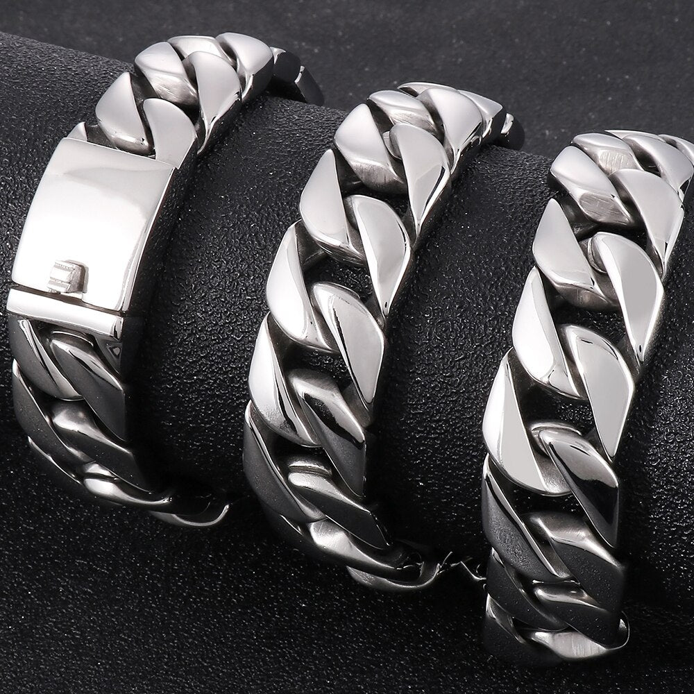 Heavy Stainless Steel Choker Necklace For Men