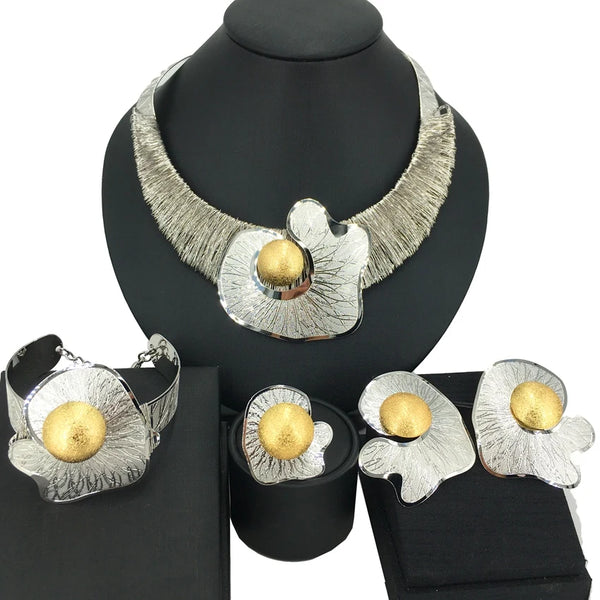 Unique Choker Necklace Brazilian Jewelry Sets For Women Gifts