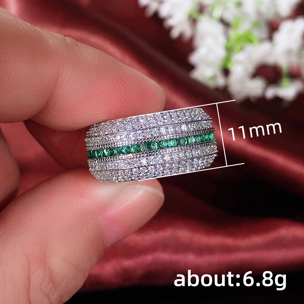 Luxury Cubic Zirconia Promise Rings for Women