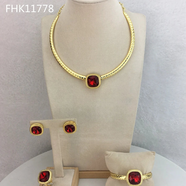 Fine Jewelry  Beautiful Rhinestone Jewelry Full Jewelry Sets For Women