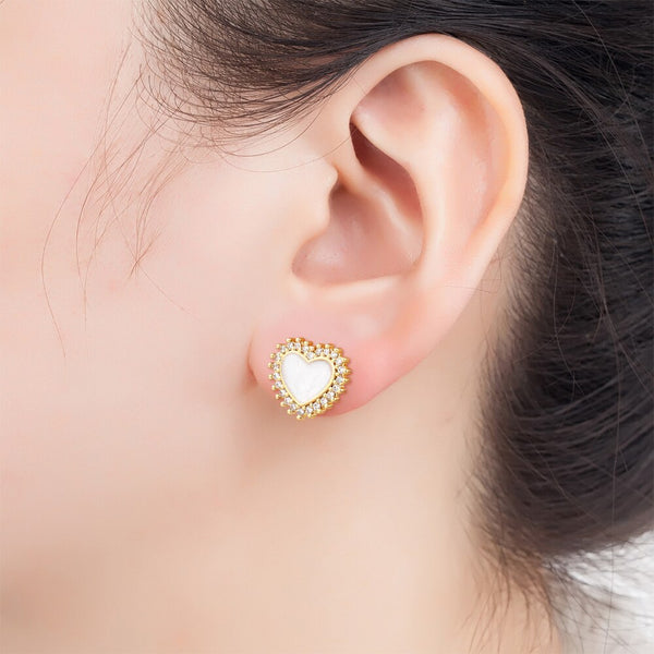 Korean Elegant  New Design Cute Shell Stud Earrings