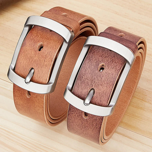 Genuine Cow Leather High Quality Men Belt