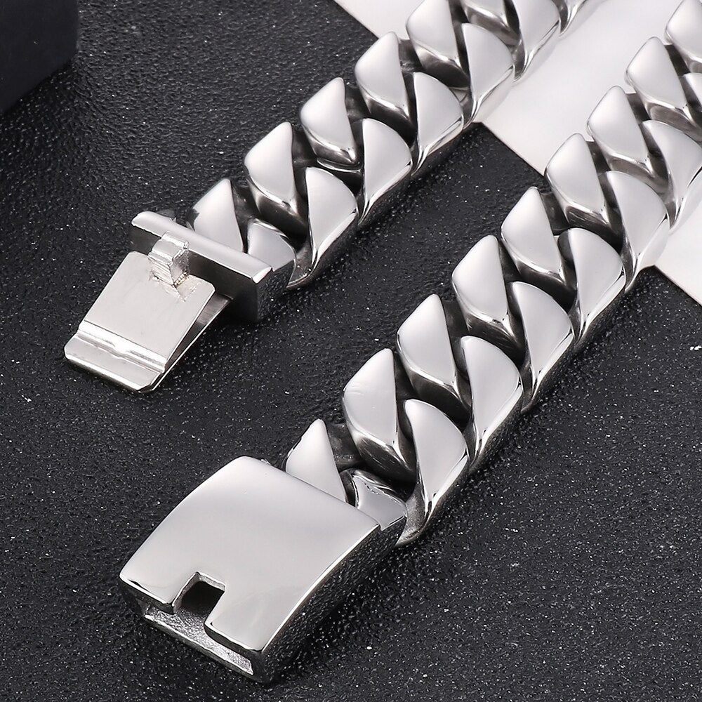 Heavy Stainless Steel Choker Necklace For Men