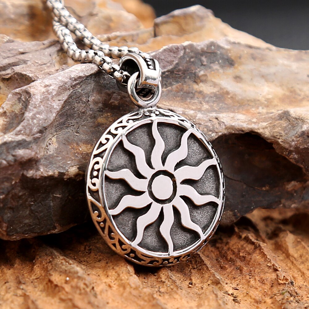 Classic Vintage Apollo Amulet Sun God Pendant For Men Women