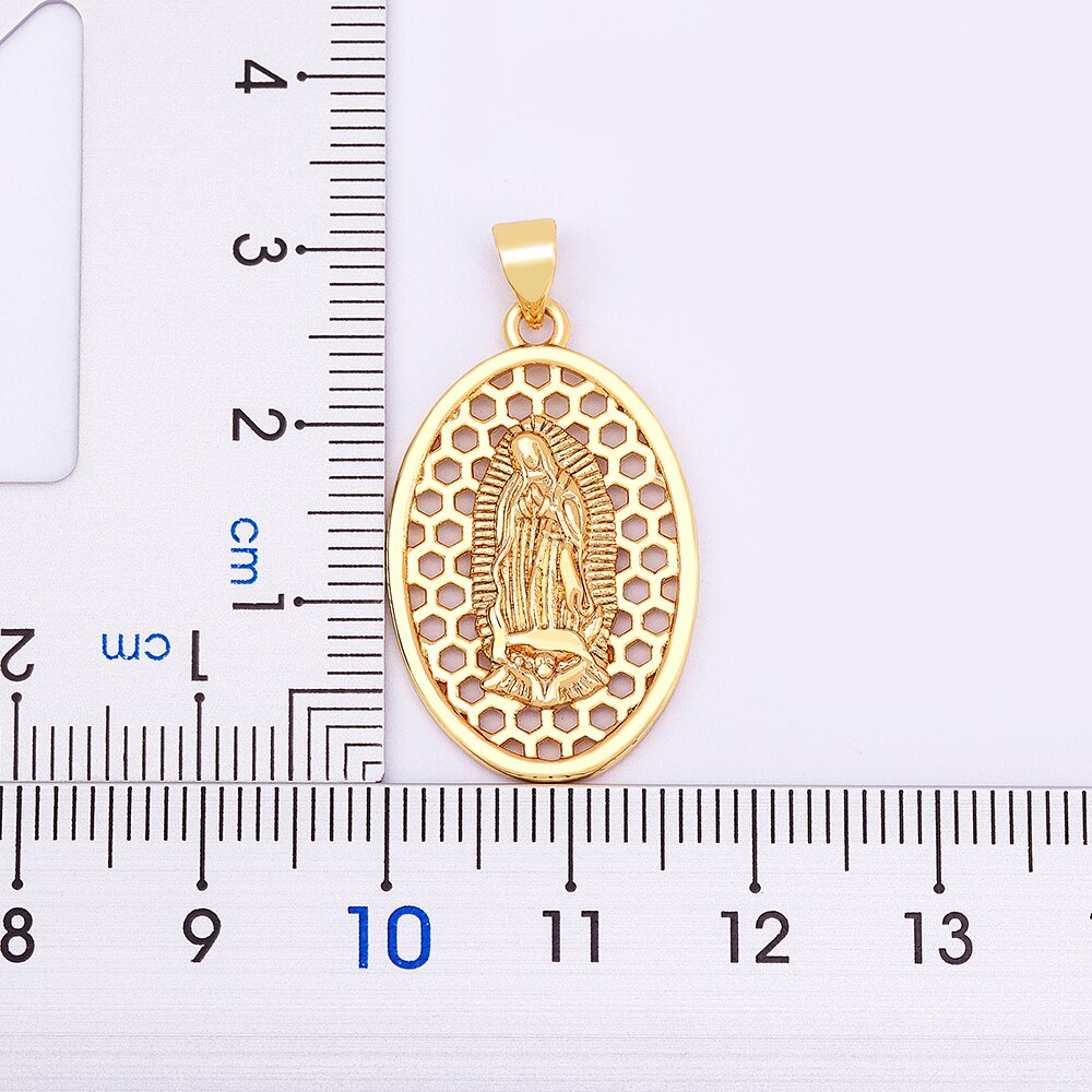 Virgin Mary Pendant Necklace for Women