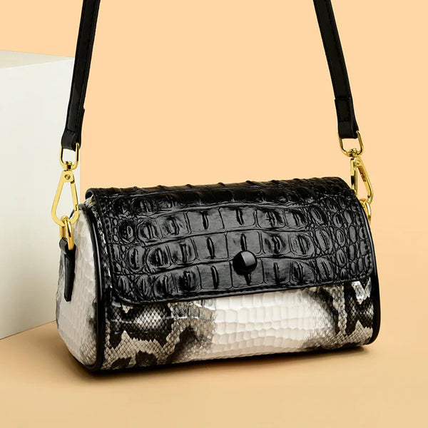 Fashion Crocodile Pattern Messenger Bags High Quality Women's