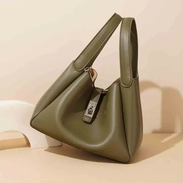 New Style Cow Leather Bucket Bag for Women Mini Handbag