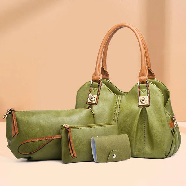 Retro Composite Bag Three Piece Fashion Handbag