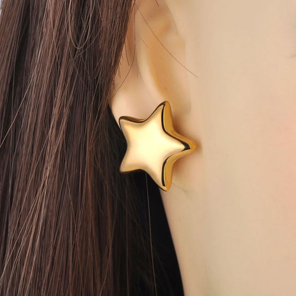 Fashion Heart Stud Earrings For Women