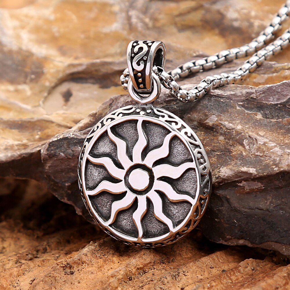 Classic Vintage Apollo Amulet Sun God Pendant For Men Women