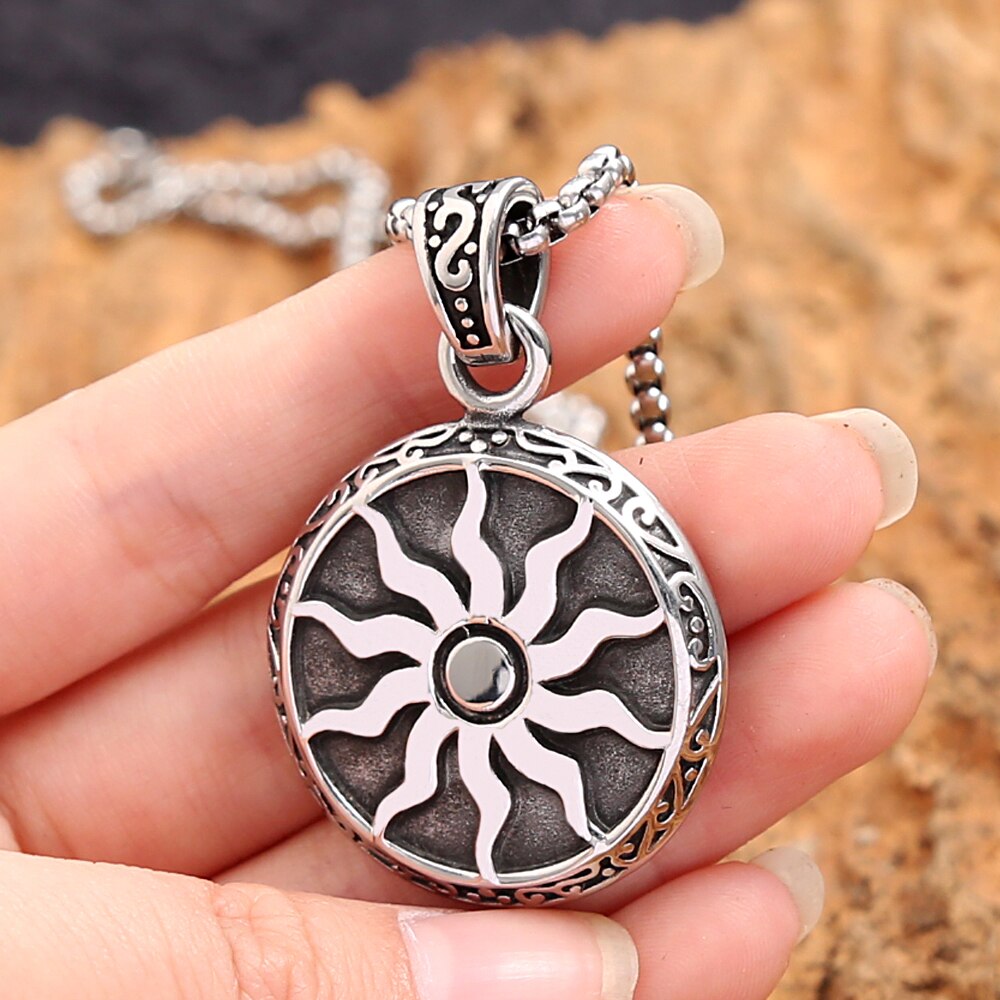 Classic Vintage Apollo Amulet Sun God Pendant For Men Women