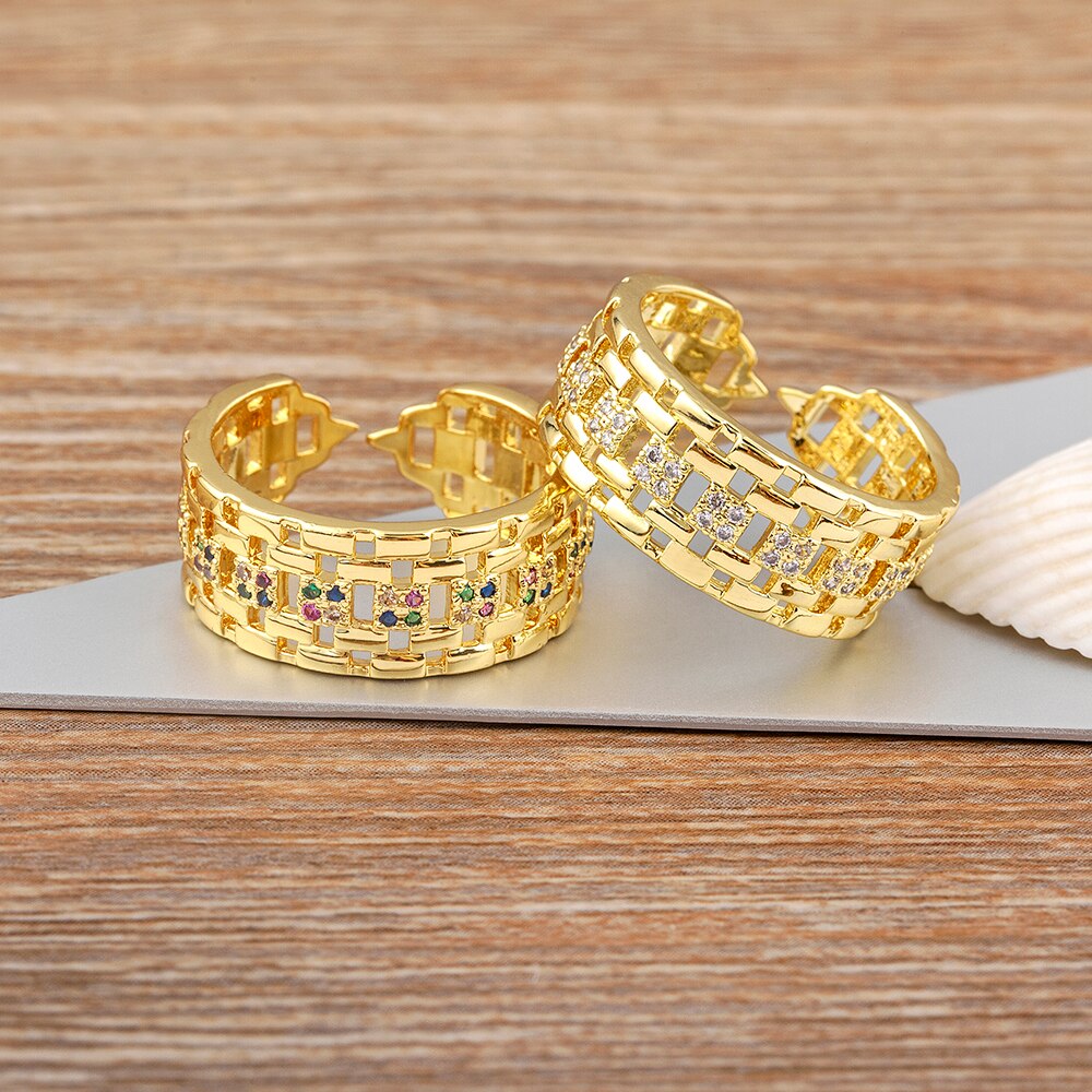 Luxury Wide Rings for Women