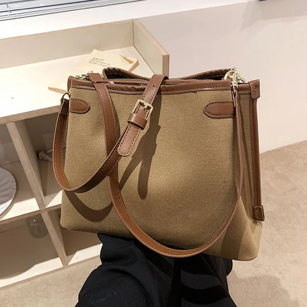 Women's Fashion Contrast Color Single -shoulder Messenger Bags