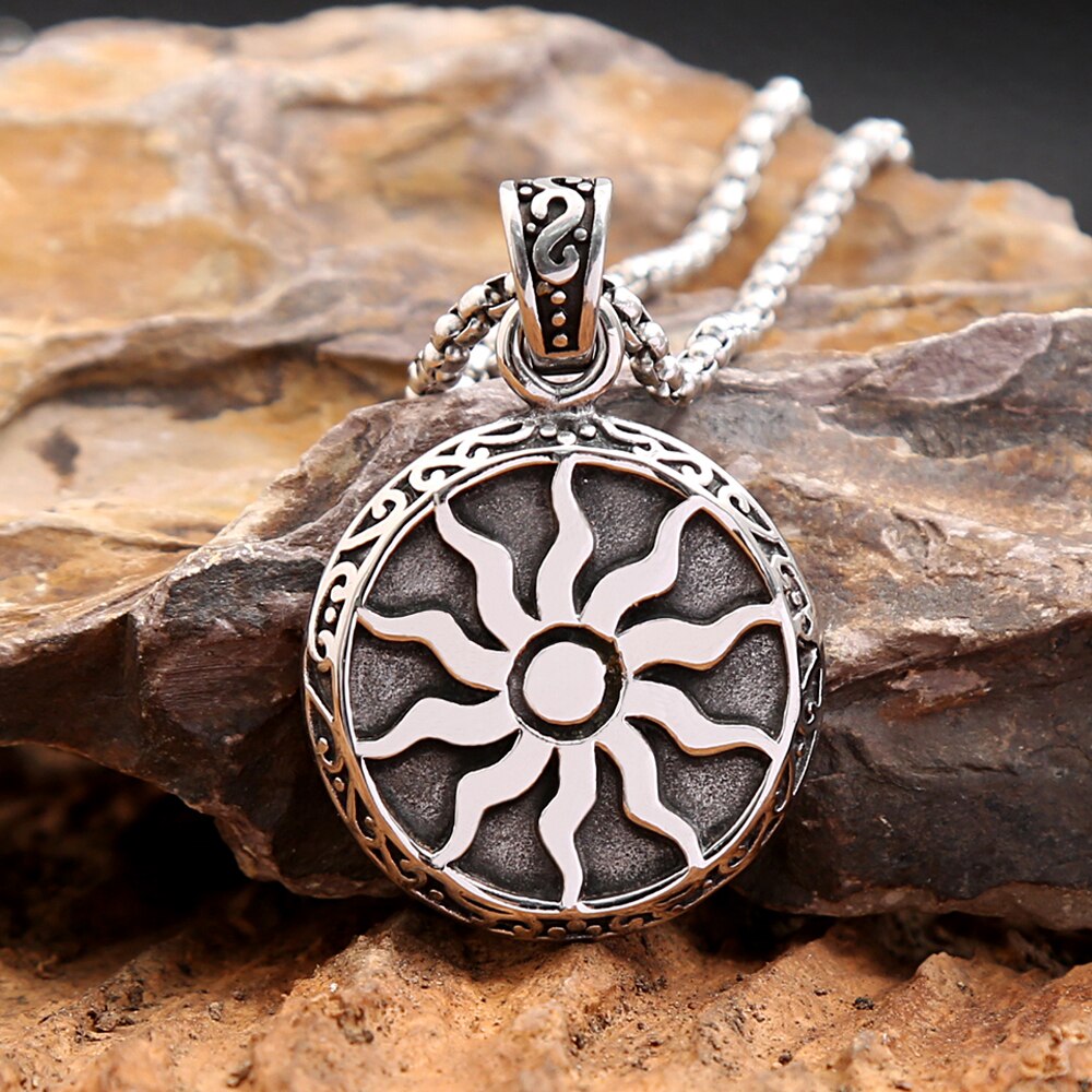 Classic Vintage Apollo Amulet Sun God Pendant For Men Women