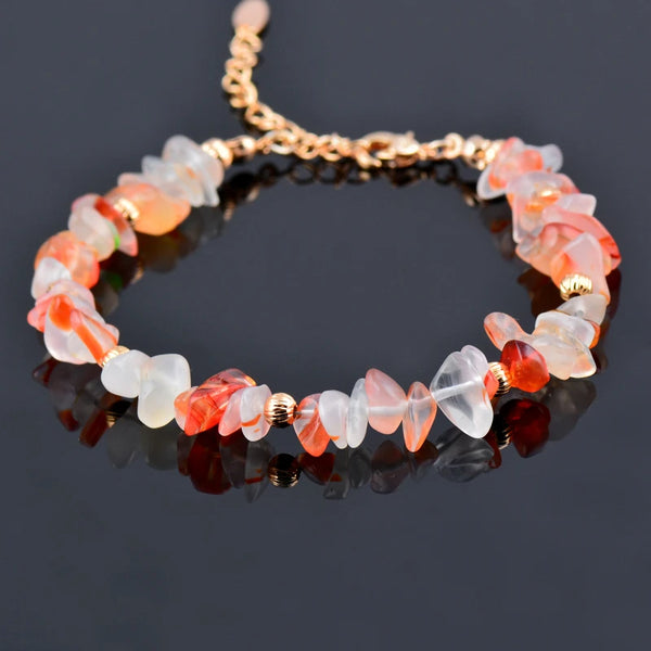 Irregular Shape Natural Stones Bracelet For Women