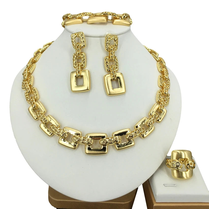 Classic  Dubai Jewelry Sets Elegent Necklace for Women