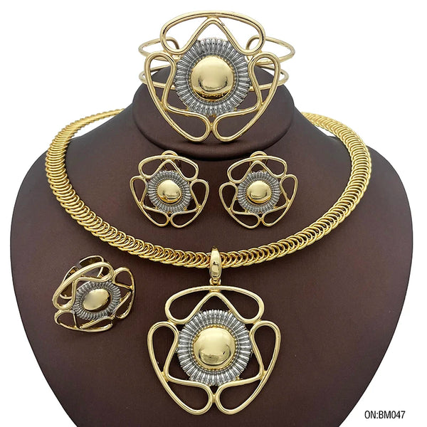 Necklace For Women  Fashion Design  Jewelery Sets Gold Color Jewelry Sets For Women