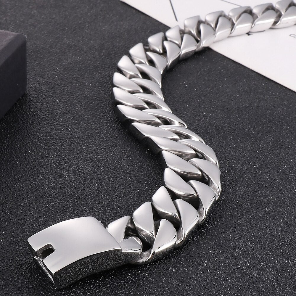 Heavy Stainless Steel Choker Necklace For Men