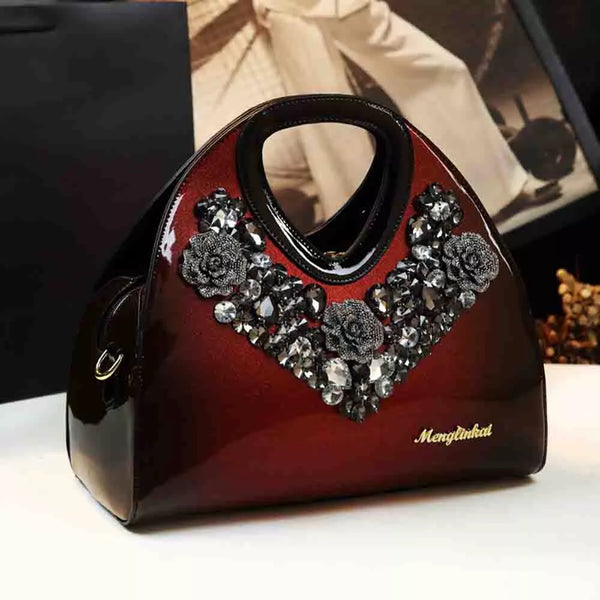 Fashionable Women Handbag Luxury Shine Diamonds Ladies Wedding Party All Match Shoulder Bags