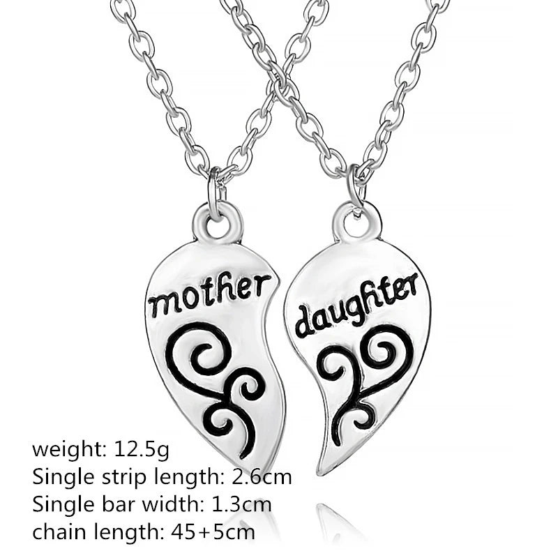 Two-Part Mother and Daughter Necklace Flower Apple Jewelry Box