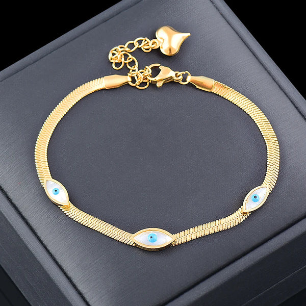 Stainless Steel Gold Silver Color Bracelets For Women