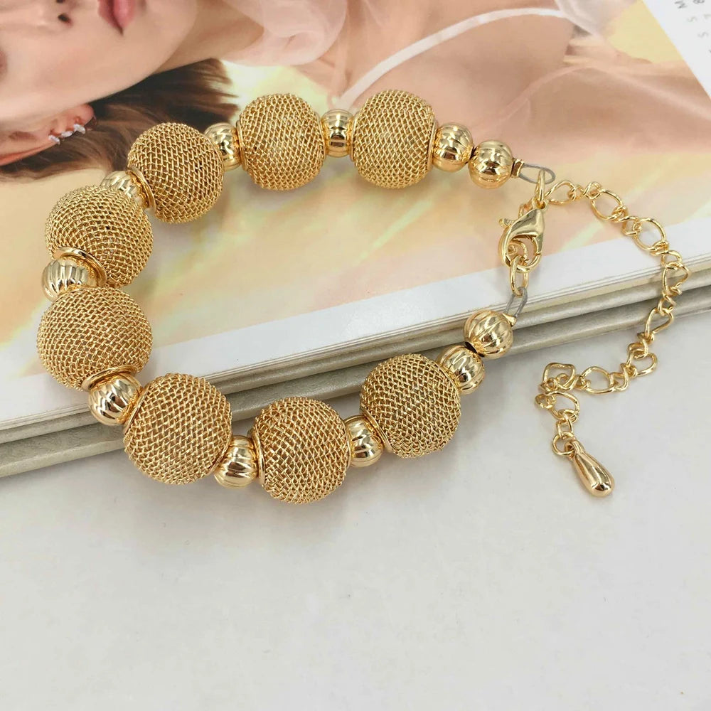 Fashion Jewelry Sets Balls Necklace for Women African Jewelry  Party Birthday Gift