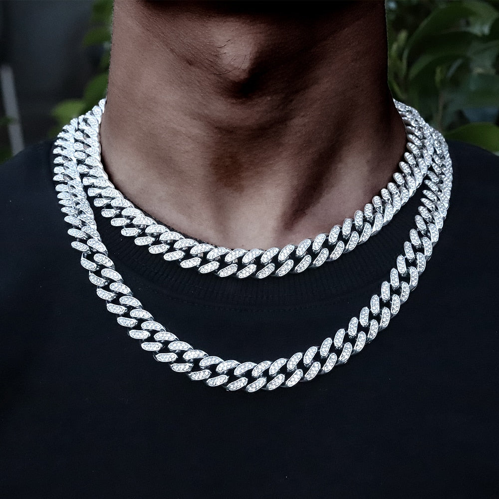 Iced Out Chain Hip Hop Necklace Charms Jewelry