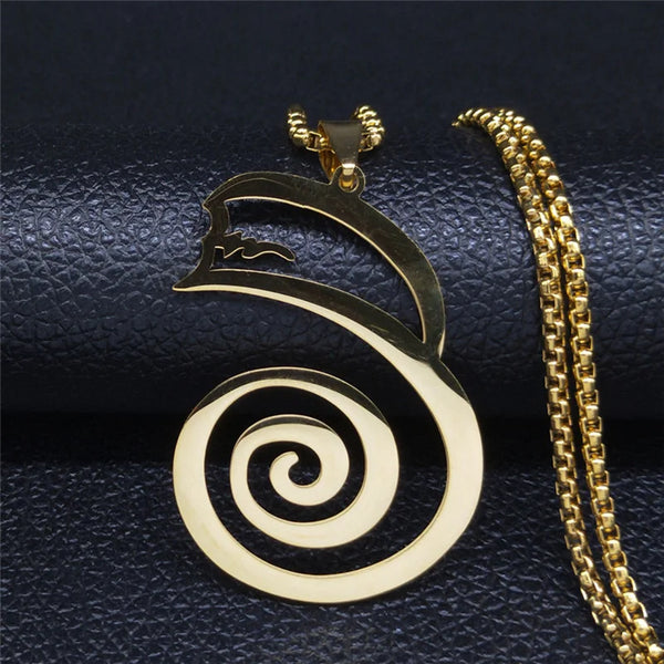 Dai Ko Myo Stainless Steel Pendant Necklace Women/Men Gold Color