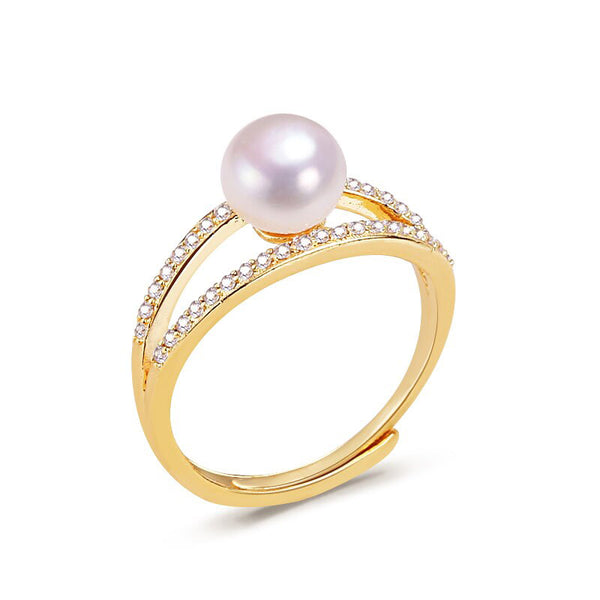 100% Natural Freshwater Pearl Ring