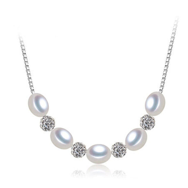 Pearl Necklace Natural Freshwater Pearls Choker Necklace Pendants