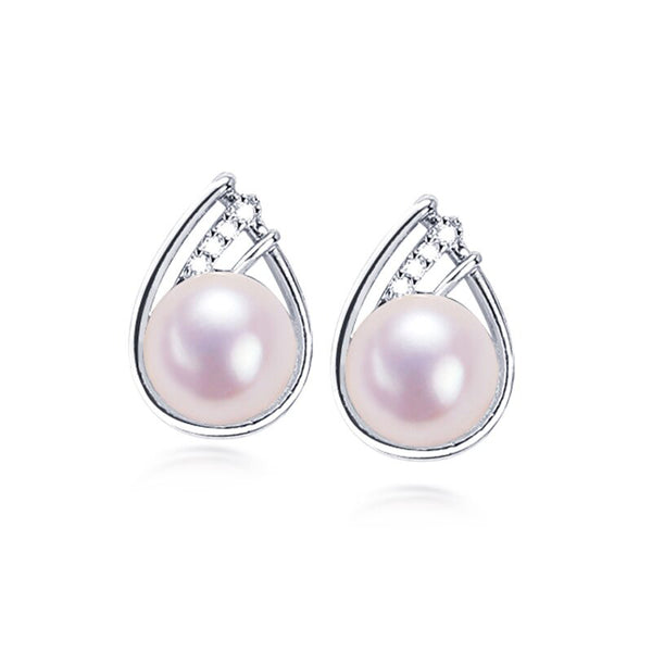 Water Drop Pearl Earrings For Women