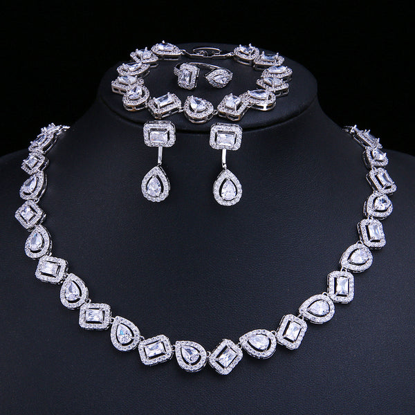 Luxury Crystal Costume Jewelry Sets