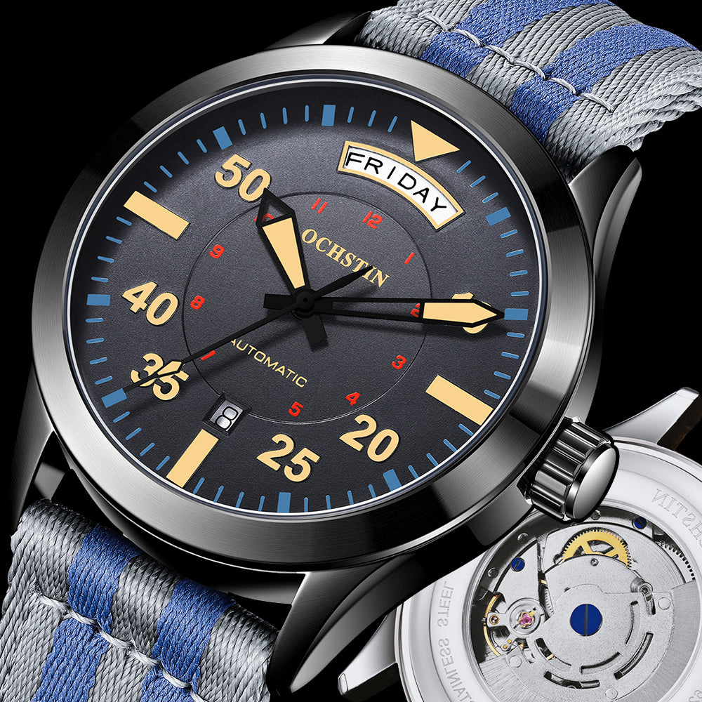 Pilot Automatic Mechanical Wristwatch