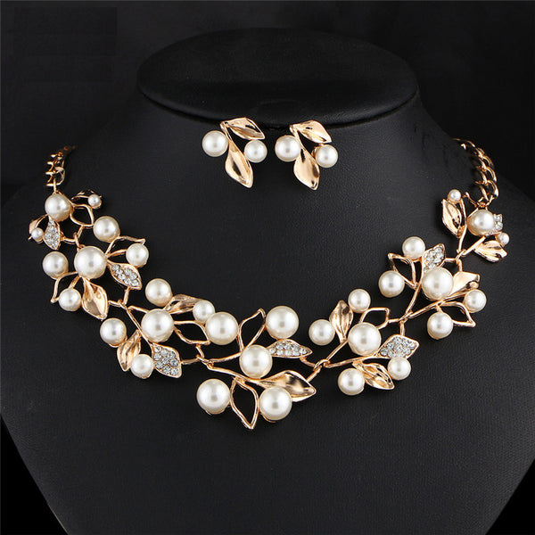 Necklace Drop Earrings Fashion Jewelry Sets