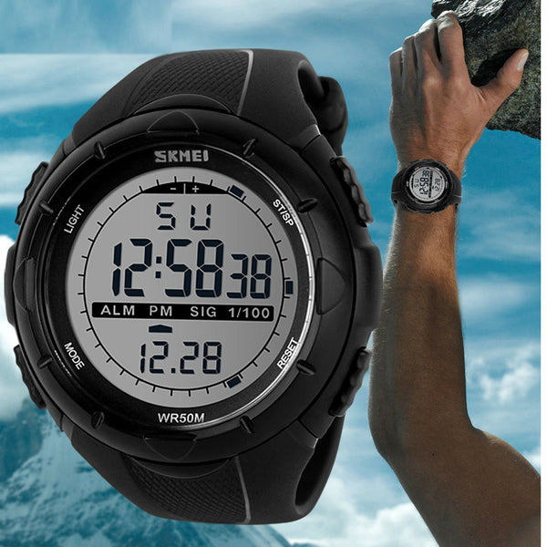 Men Military Army Watches Alarm Clock Shock Resistant Waterproof Digital Watch