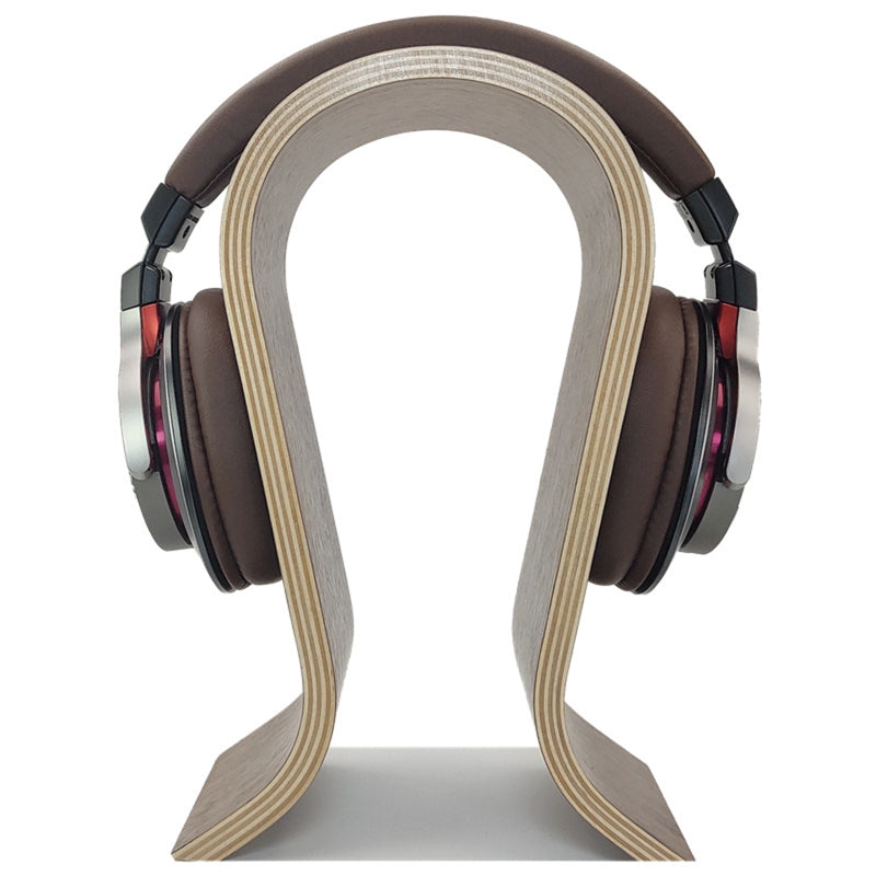 U Shape Wood Headphone Stand