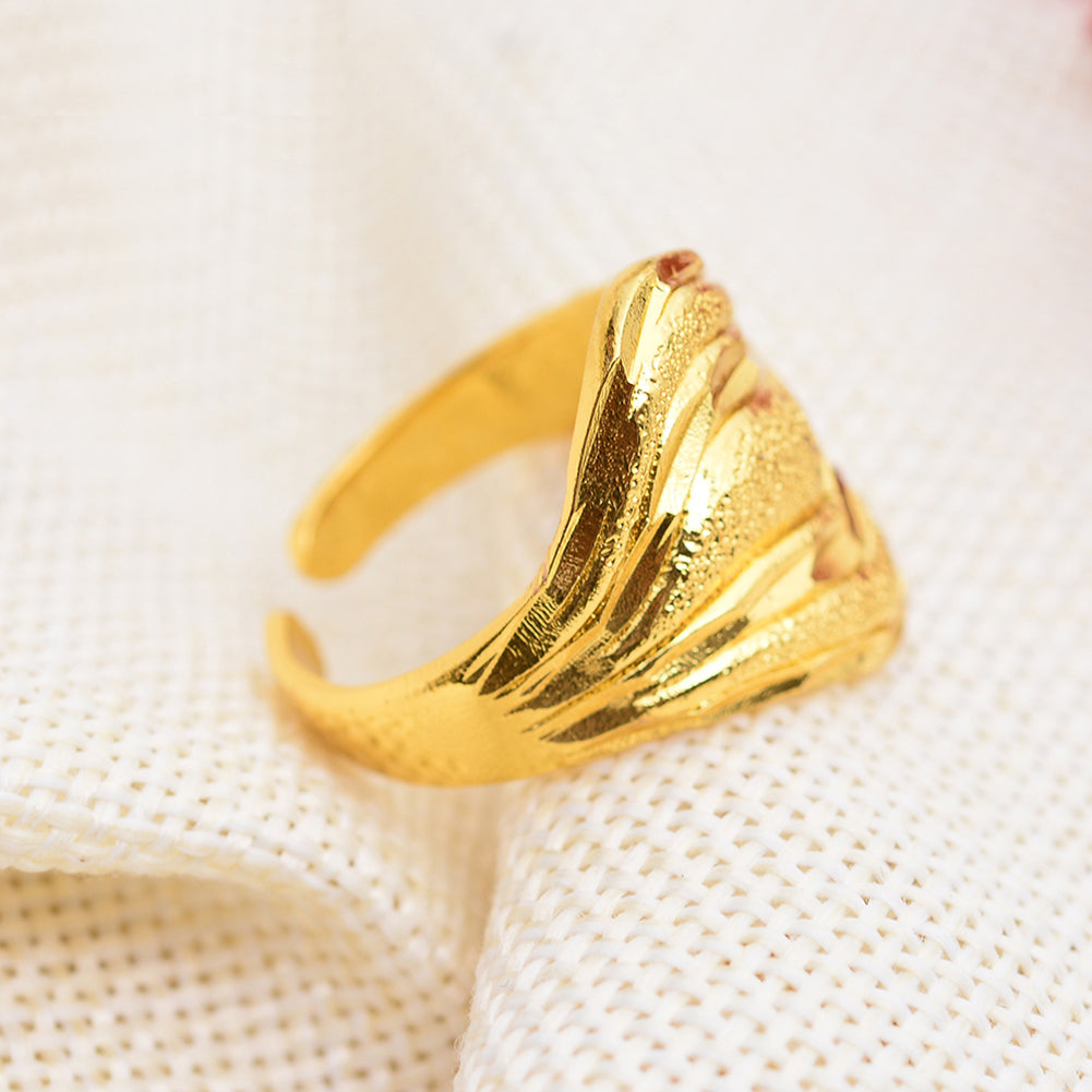 Gold Rings Adjust Ethnic Ring For Women Dubai Gold Rings