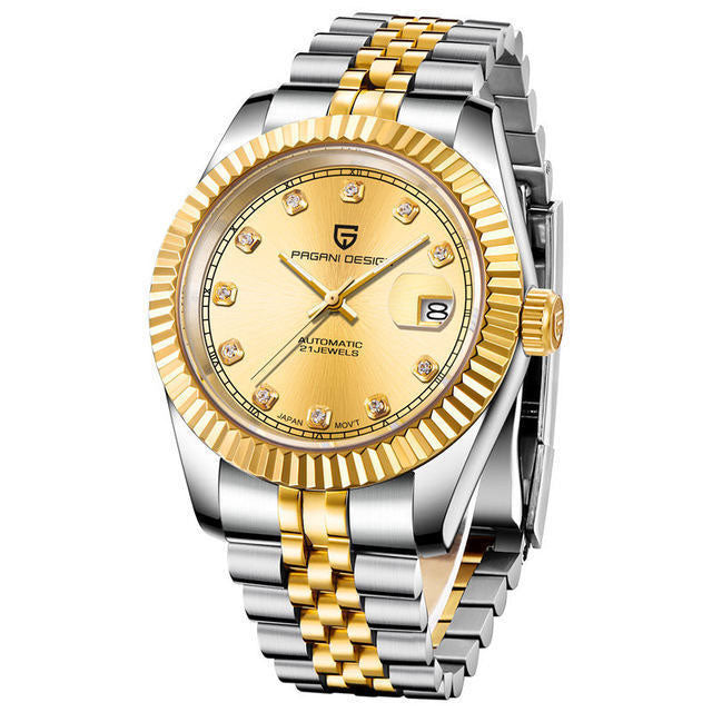 Luxury Automatic Watch Sport Stainless Steel Waterproof Watch