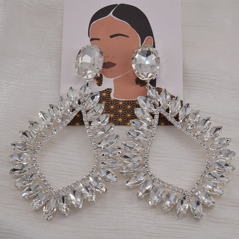 4.7 Gorgeous Diamond Pendant Earrings