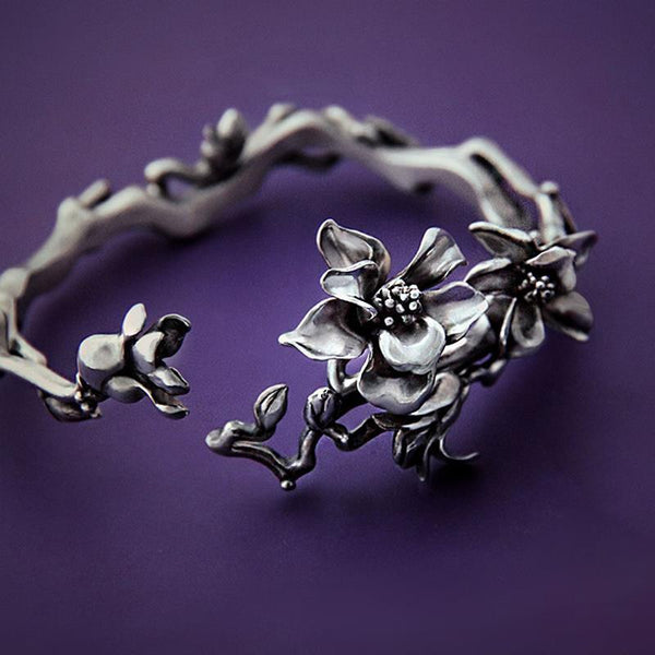 Summer independent design handmade magnolia ladies bracelet