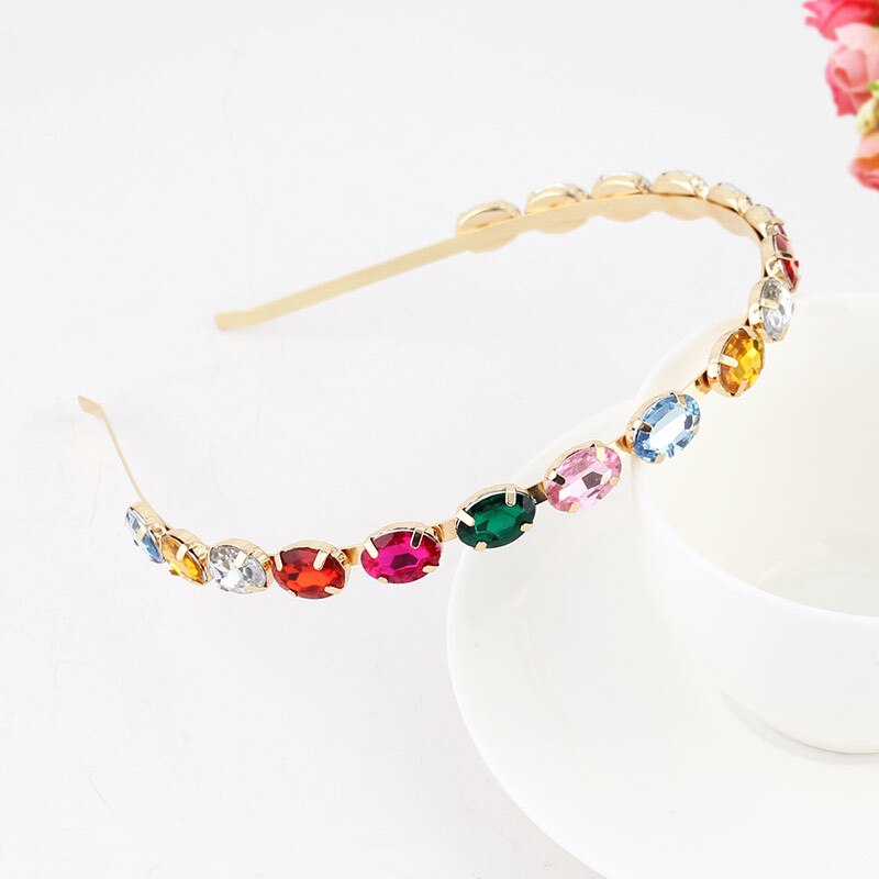 Luxury Baroque Rhinestone Headbands Hair Hoops