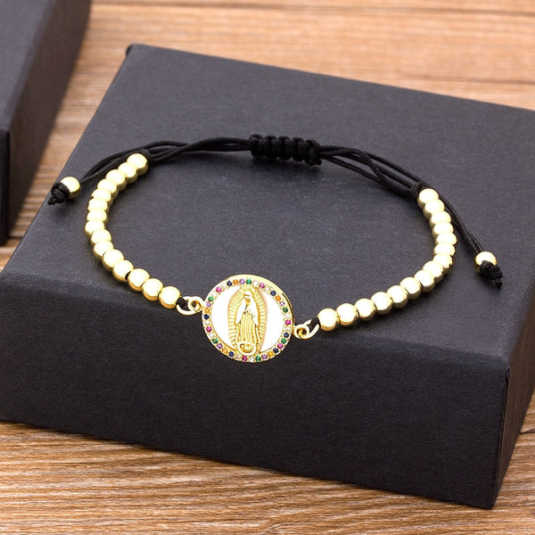 Classic Virgin Mary Charm Bracelets For Women