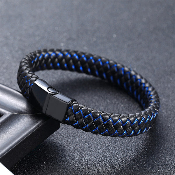 European and American Fashion Simple Style Handmade Microfiber Leather Bracelet