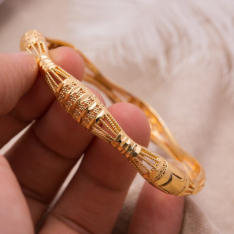 24K Dubai Bracelets Bangles women Girl