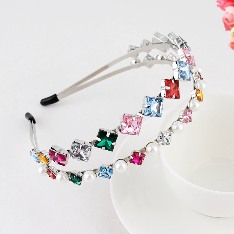 Luxury Baroque Rhinestone Headbands Hair Hoops