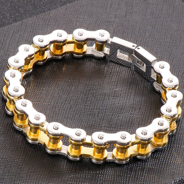 15/16MM Masculine Motorcycle Chain Bracelet Men