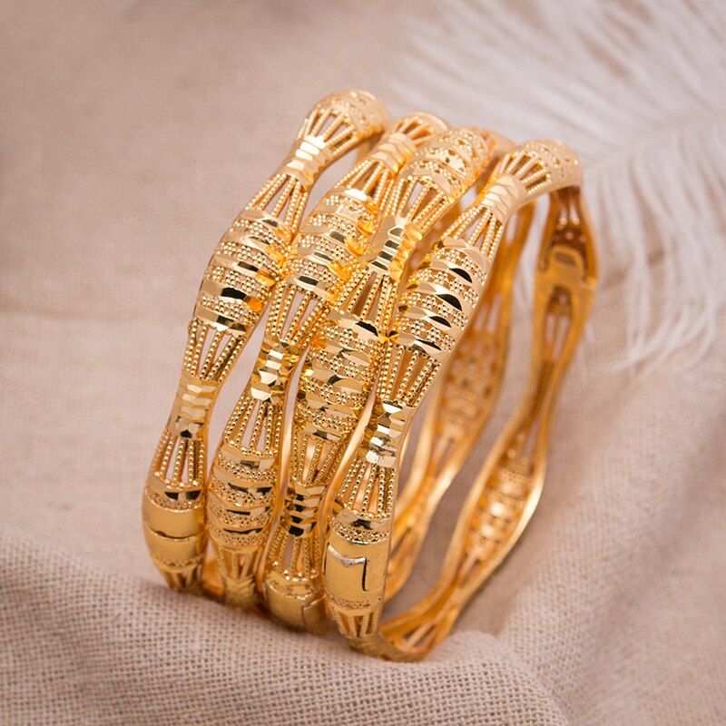 24K Dubai Bracelets Bangles women Girl