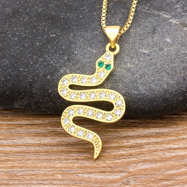 Fashion Chain Snake Necklace For Women Men