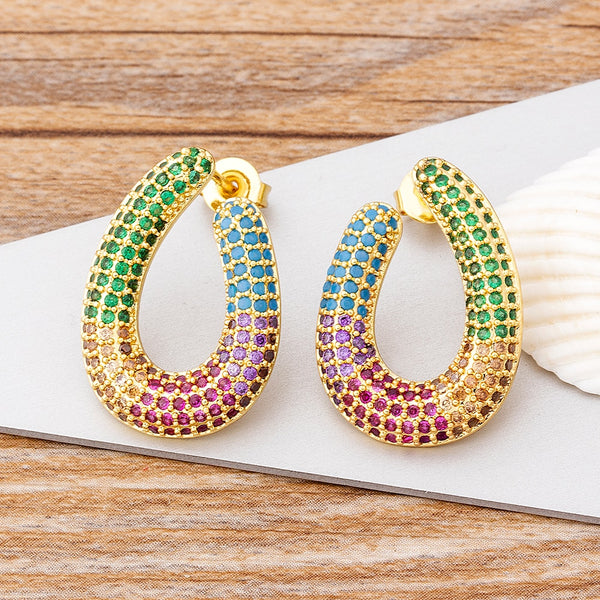 New Colorful Drop Earrings for Women